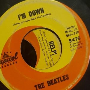 The Beatles Help Capital Records vinyl 45 lp 5467